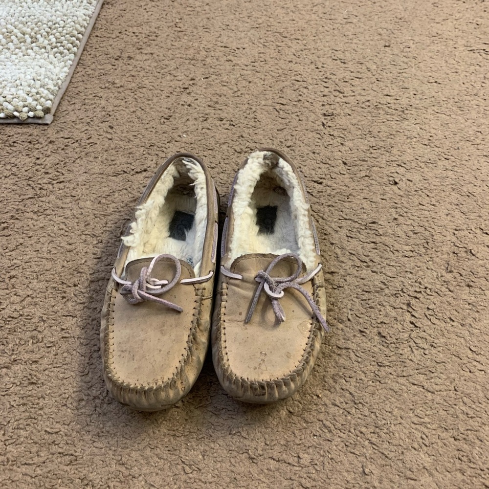 Ugg’s tan moccasins